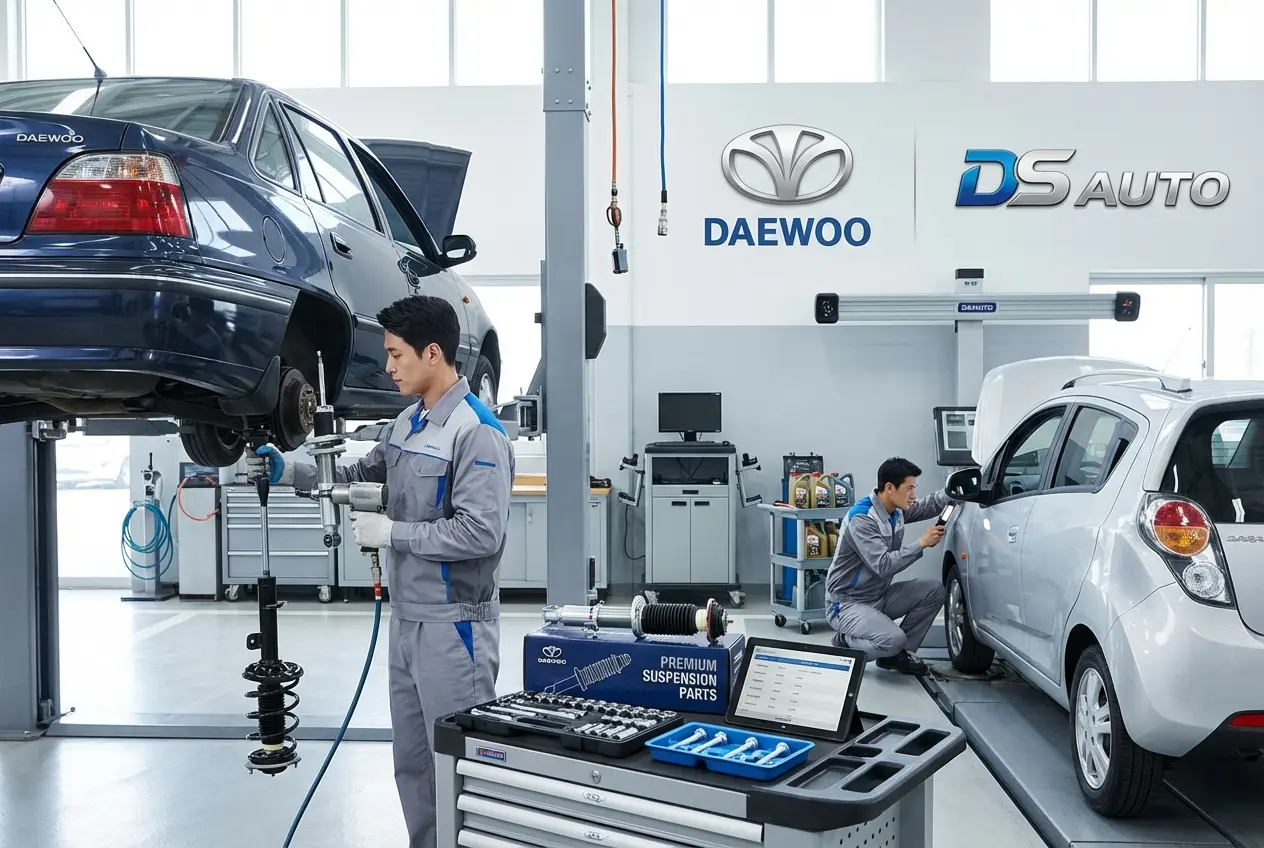 Замена амортизаторов Daewoo в автосервисе DS Auto, Жуковский
