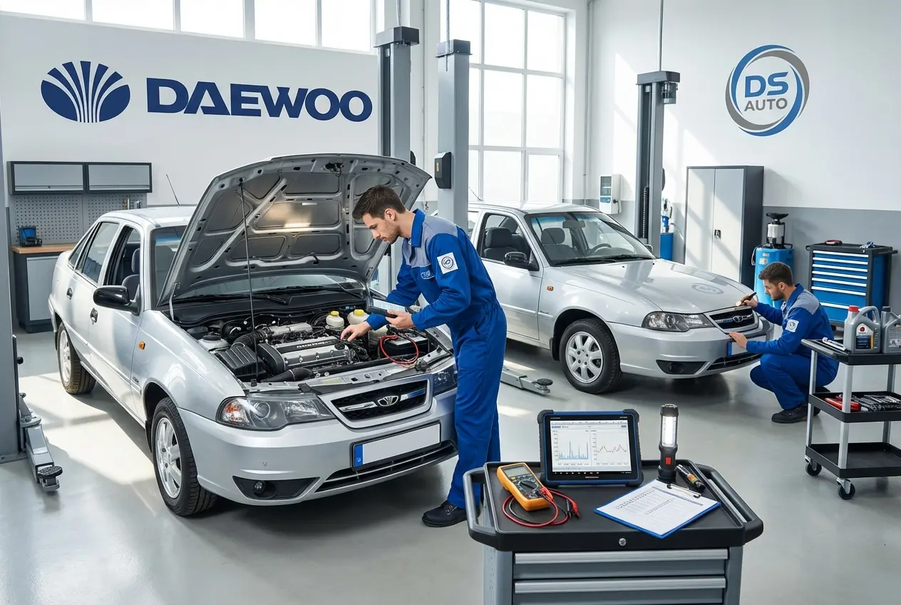Комплексная диагностика Daewoo перед покупкой в автосервисе DS Auto в Жуковском
