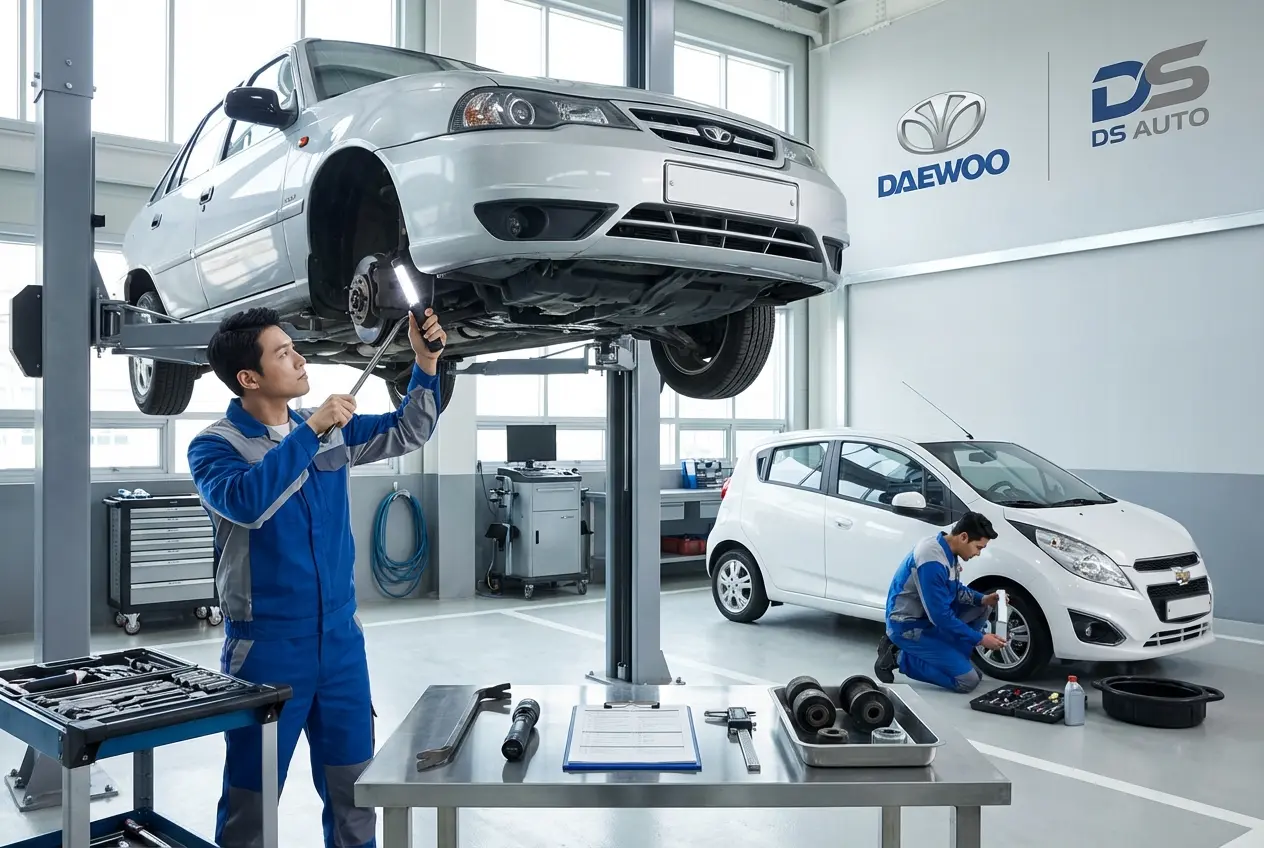 Проверка подвески автомобиля Daewoo в Жуковском — диагностика передней подвески Daewoo в автосервисе DS Auto
